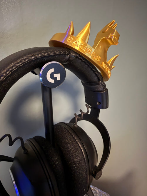Kronvinst till headset + eget namn